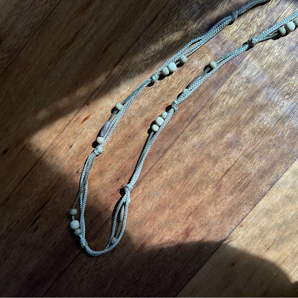 Boho Rope Belt with Gold Detail